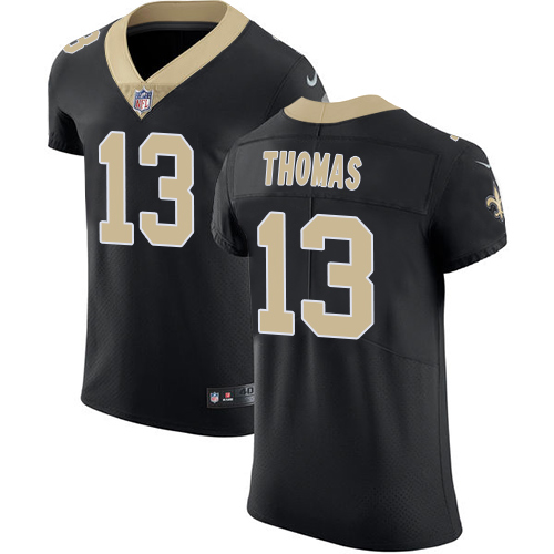 Nike Saints #13 Michael Thomas Black Team Color Men's Stitched NFL Vapor Untouchable Elite Jersey - Click Image to Close